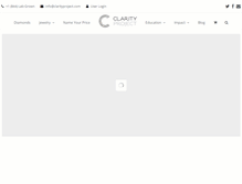 Tablet Screenshot of clarityproject.com